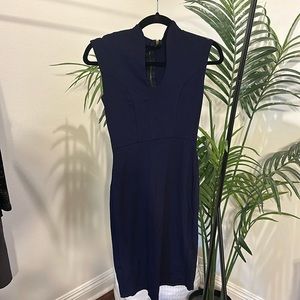 Navy Blue pencil Dress
